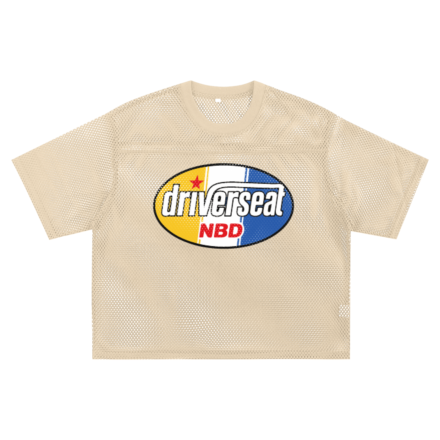 Oval Badge Net T-shirt