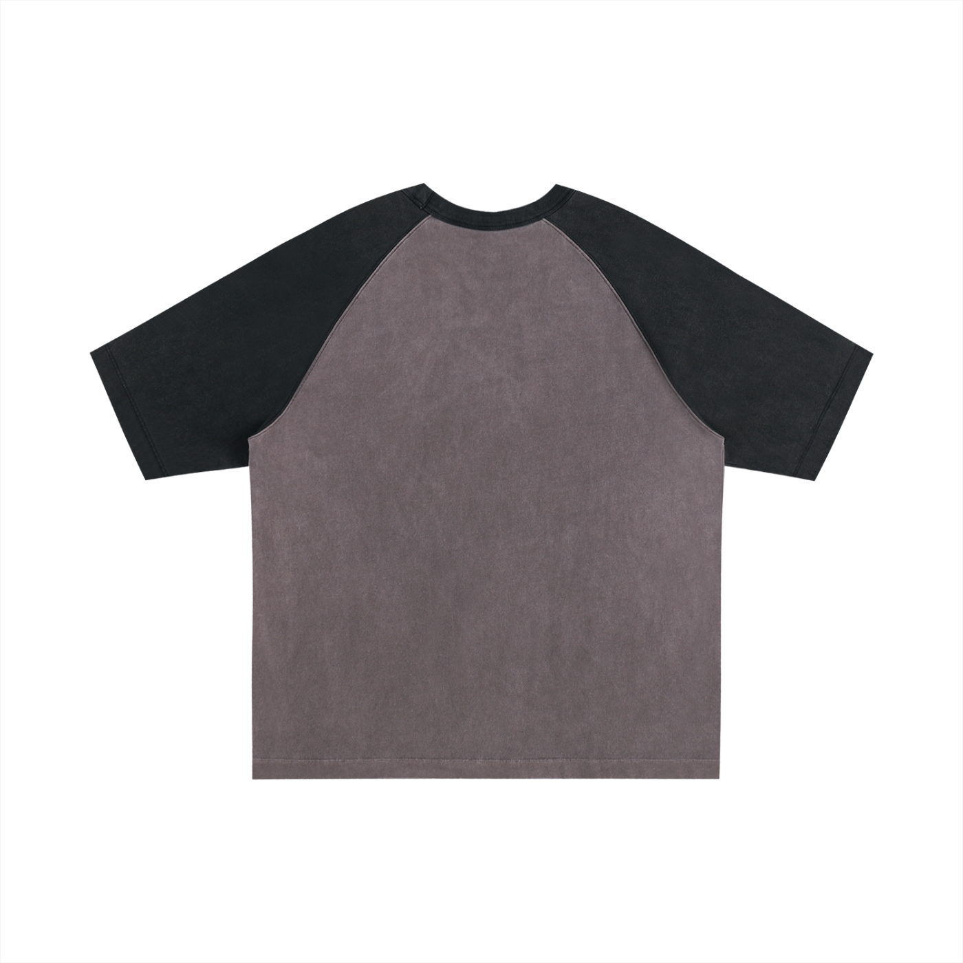Oval Badge Color-Blocked Raglan Tee