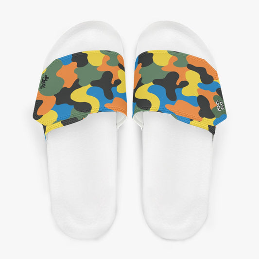 $hady Camo Velcro Slide Sandals