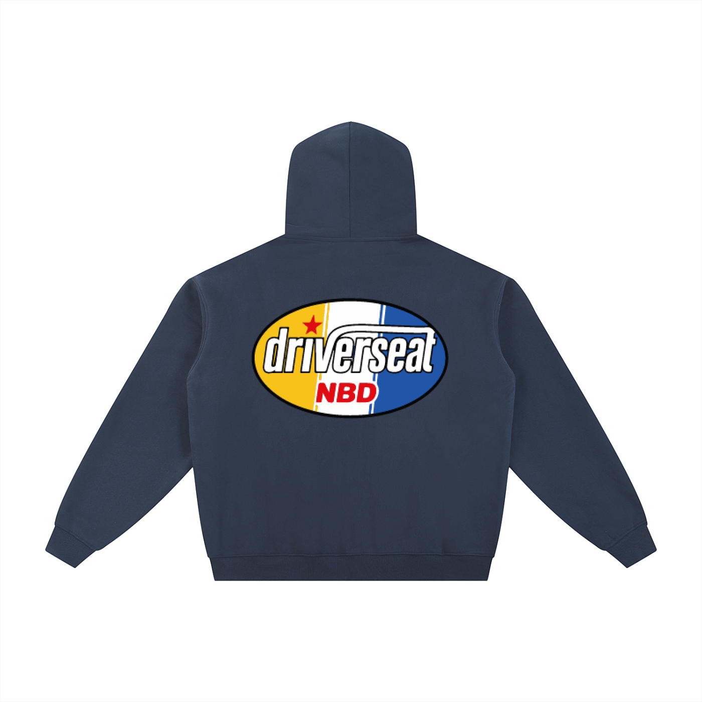 Oval Badge Zip-Through Hoodie