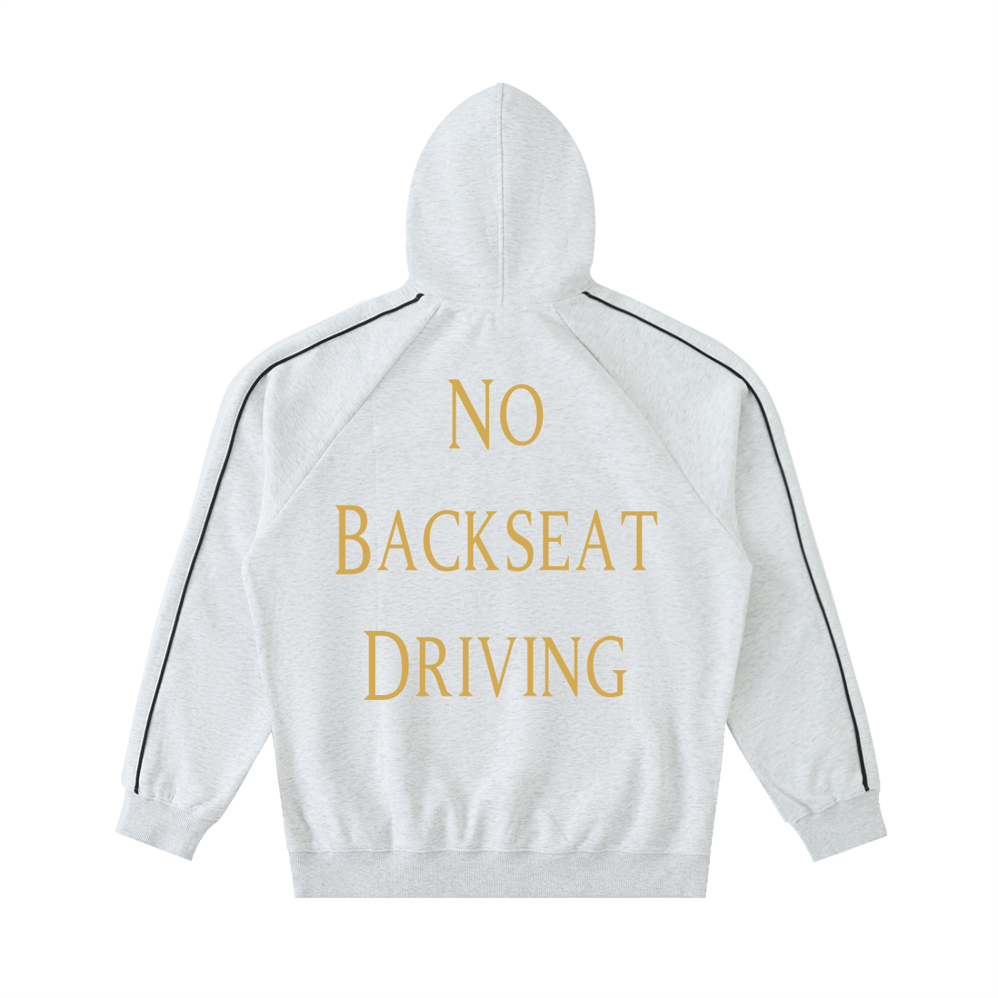 00317 Contrast Piping Hoodie