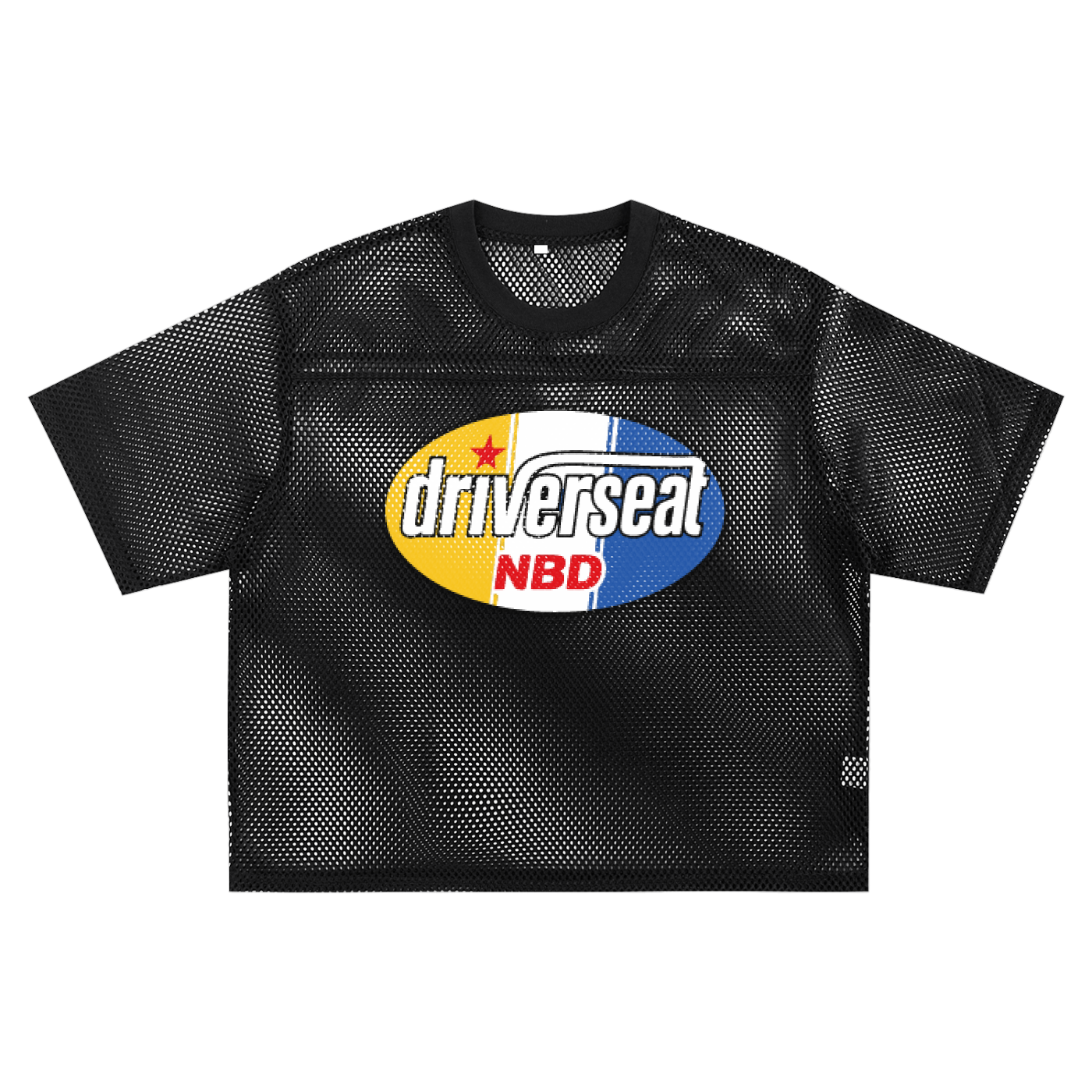 Oval Badge Net T-shirt