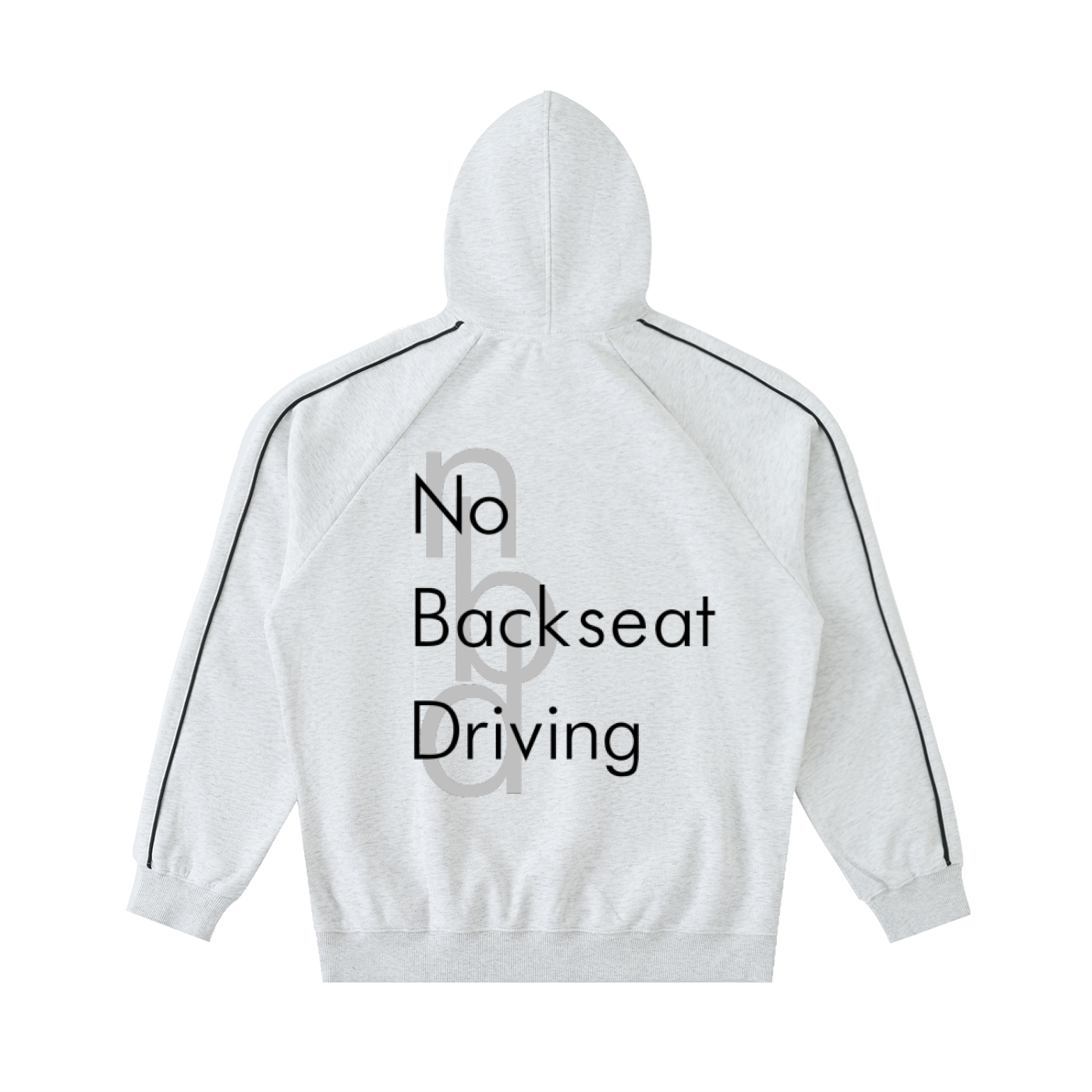 Monogram Contrast Piping Hoodie