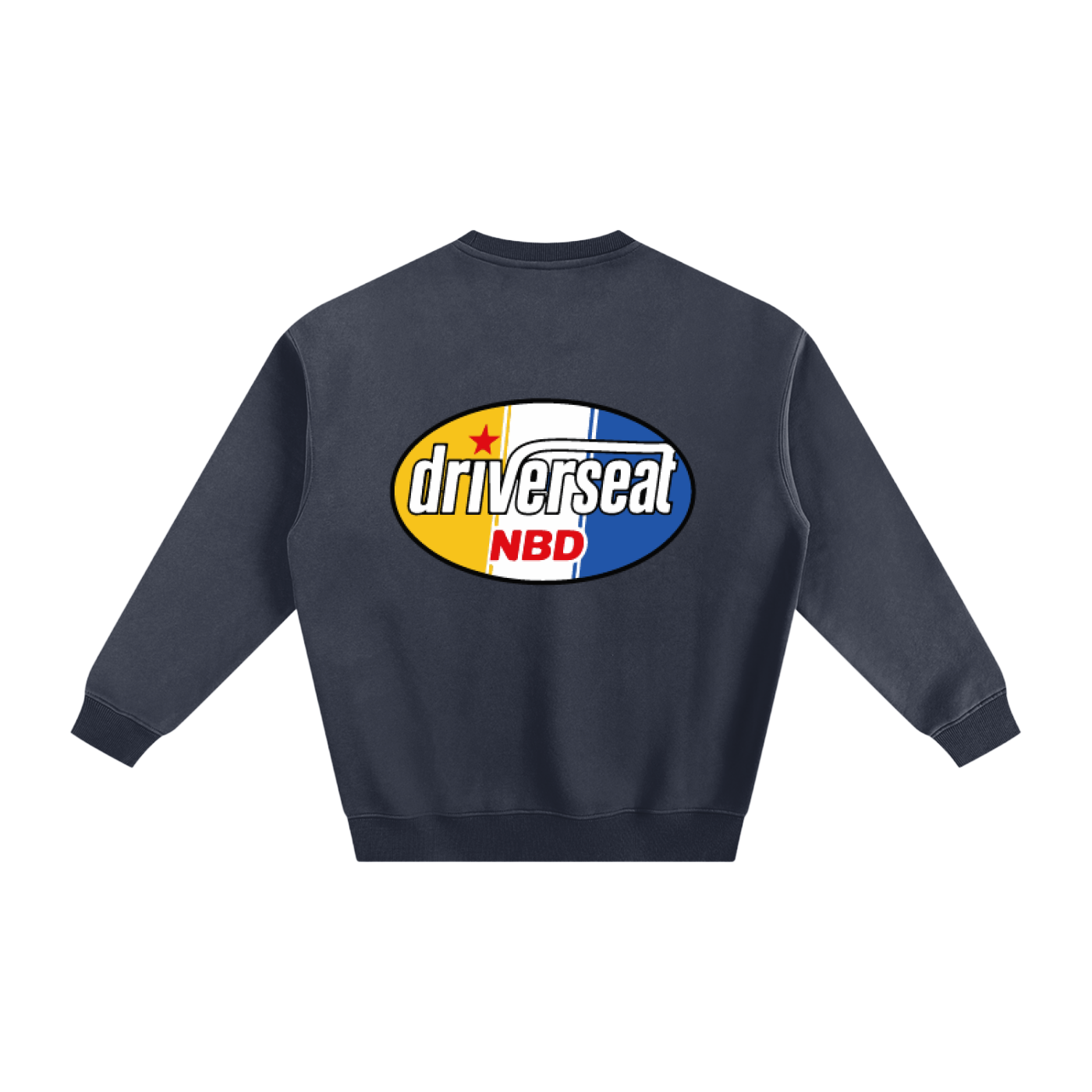 Oval Badge Fleeced Sweatshirt