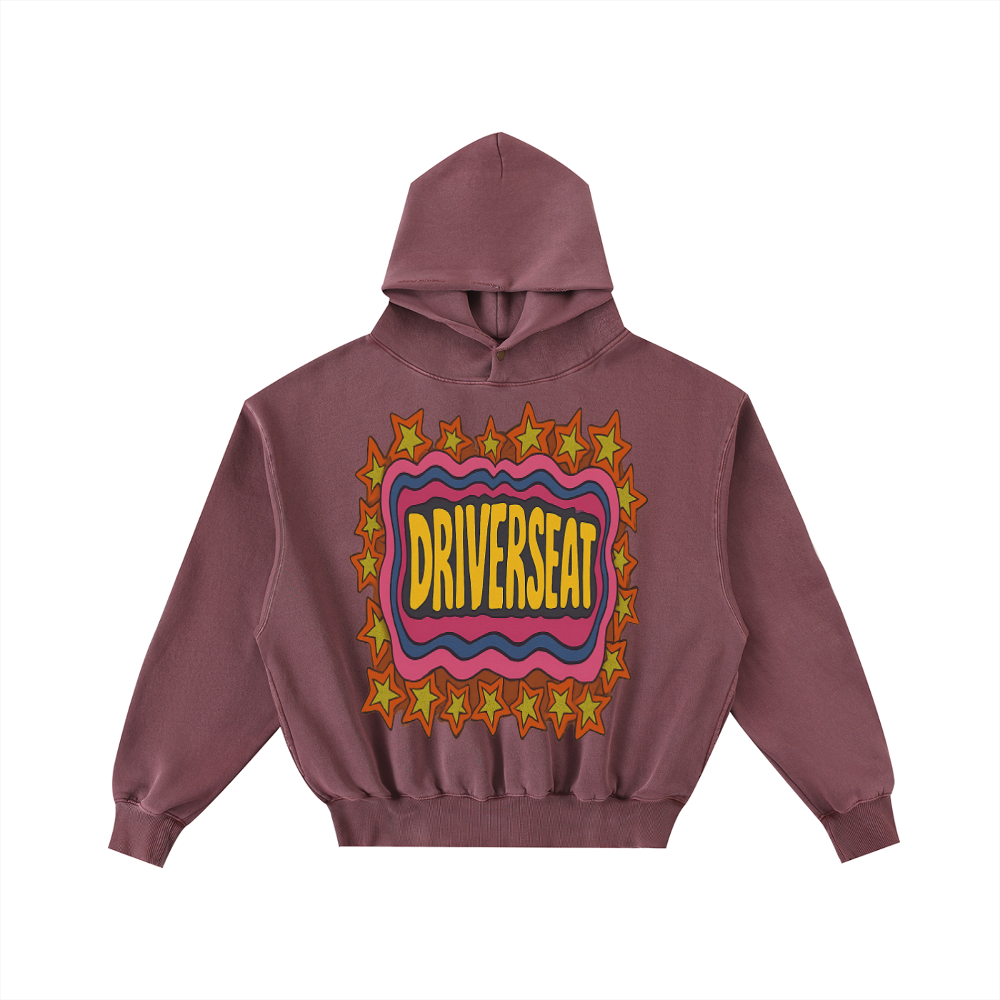 Far Out Frayed Washed Fleece Hoodie