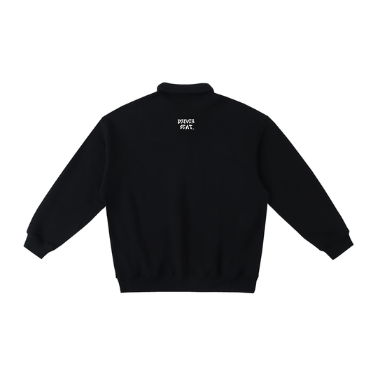 NBD Polo-Collar Sweatshirt