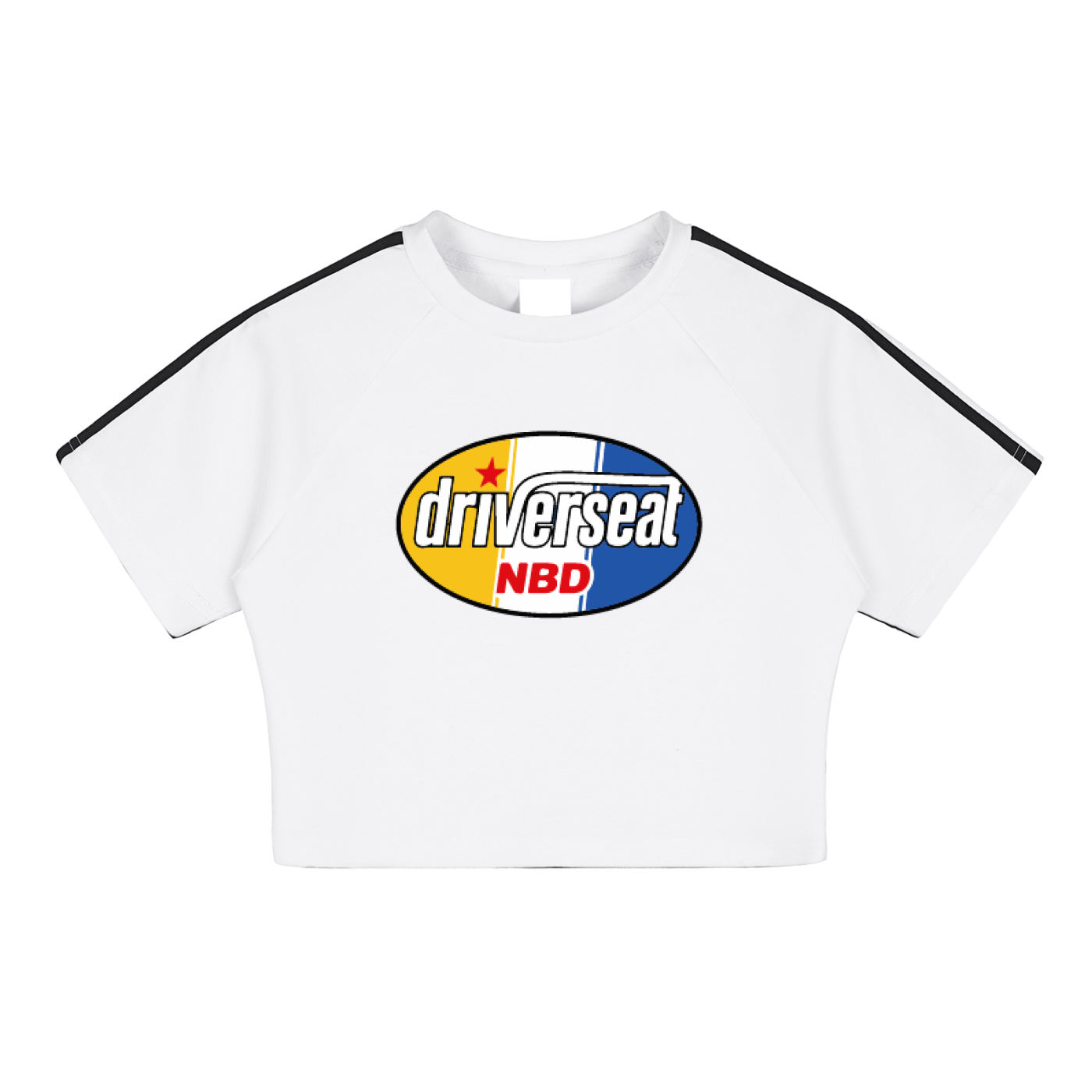 Oval Badge Taped Cooling Performance Crop Top