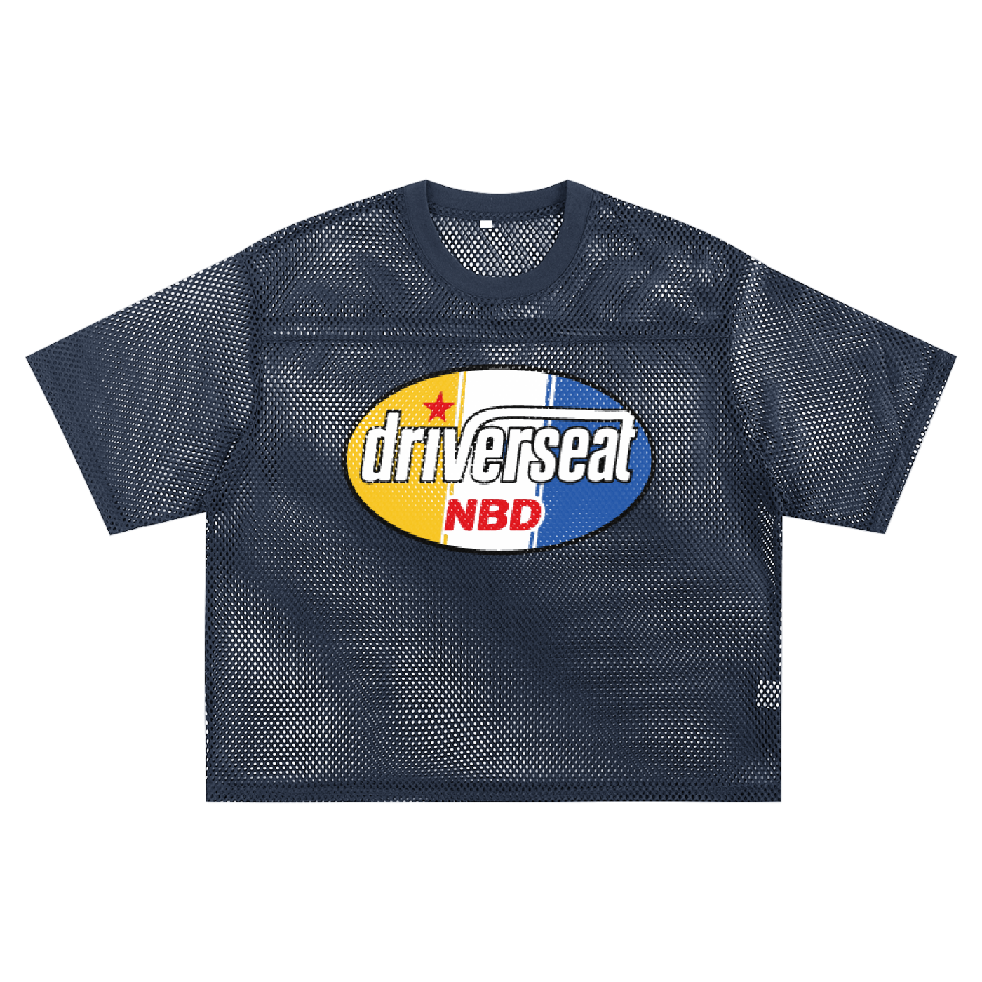 Oval Badge Net T-shirt