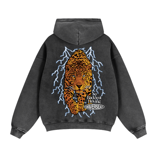 Jaguar Washed Zip Up Jacket