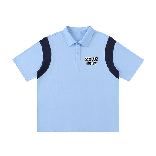 Logo Contrast Panel Polo Shirt