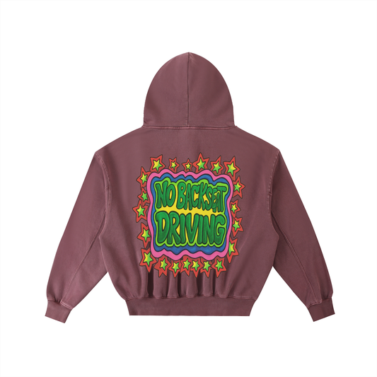 Far Out Frayed Washed Fleece Hoodie