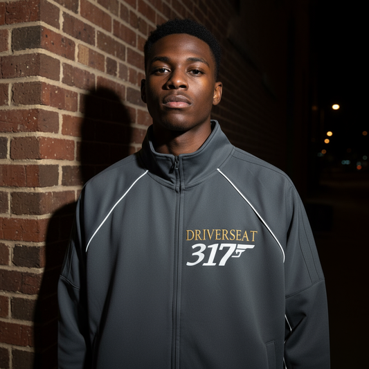 00317 Reflection Striped Sleeve Jacket