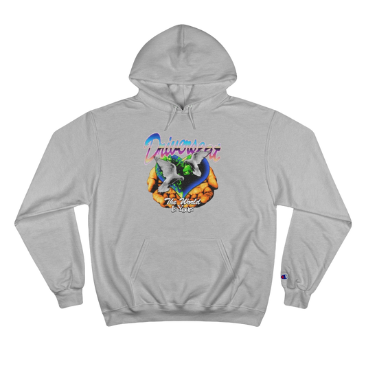 The World is Yours Hoodie - Light Steel
