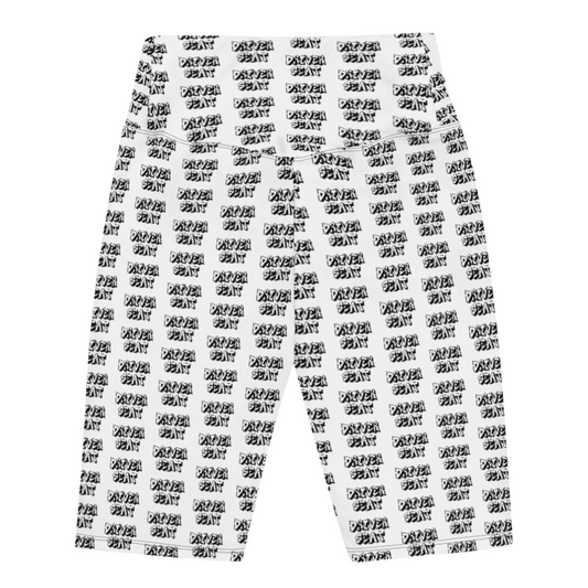 Repeater Biker Shorts - White