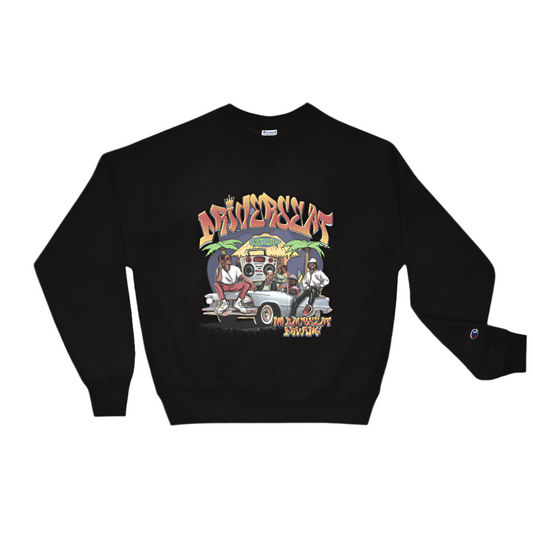 Vibez Champion® Reverse Weave Sweatshirt - Black