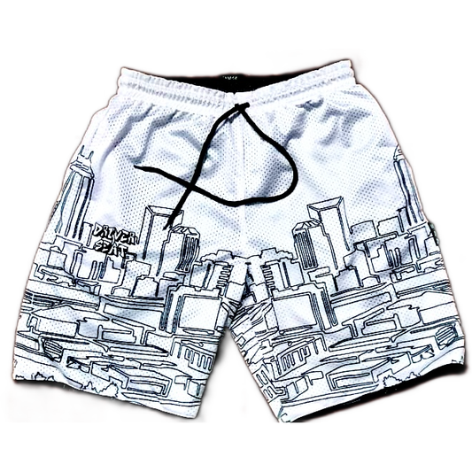 Reversible City AAU Shorts (Black/White)