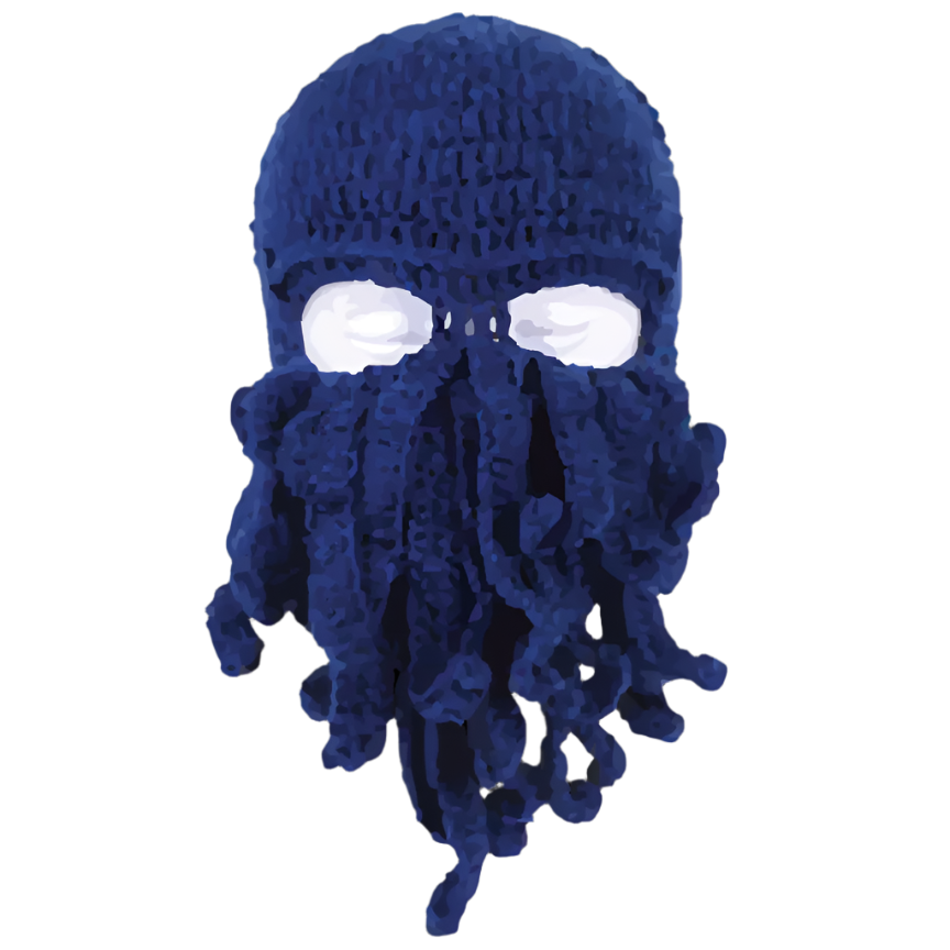 Squid Mask - Blue