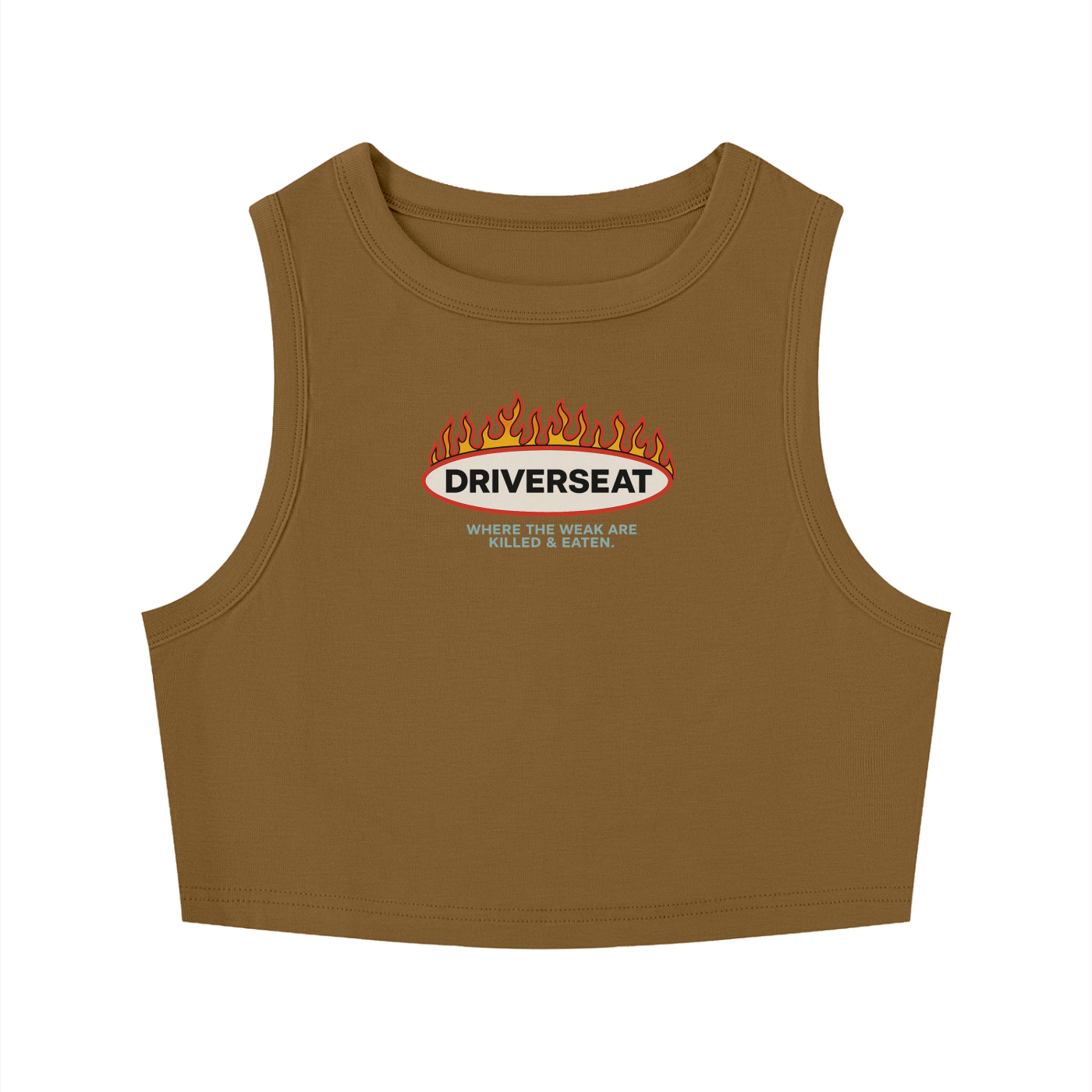Feast or Famine Crewneck Crop Tank Top