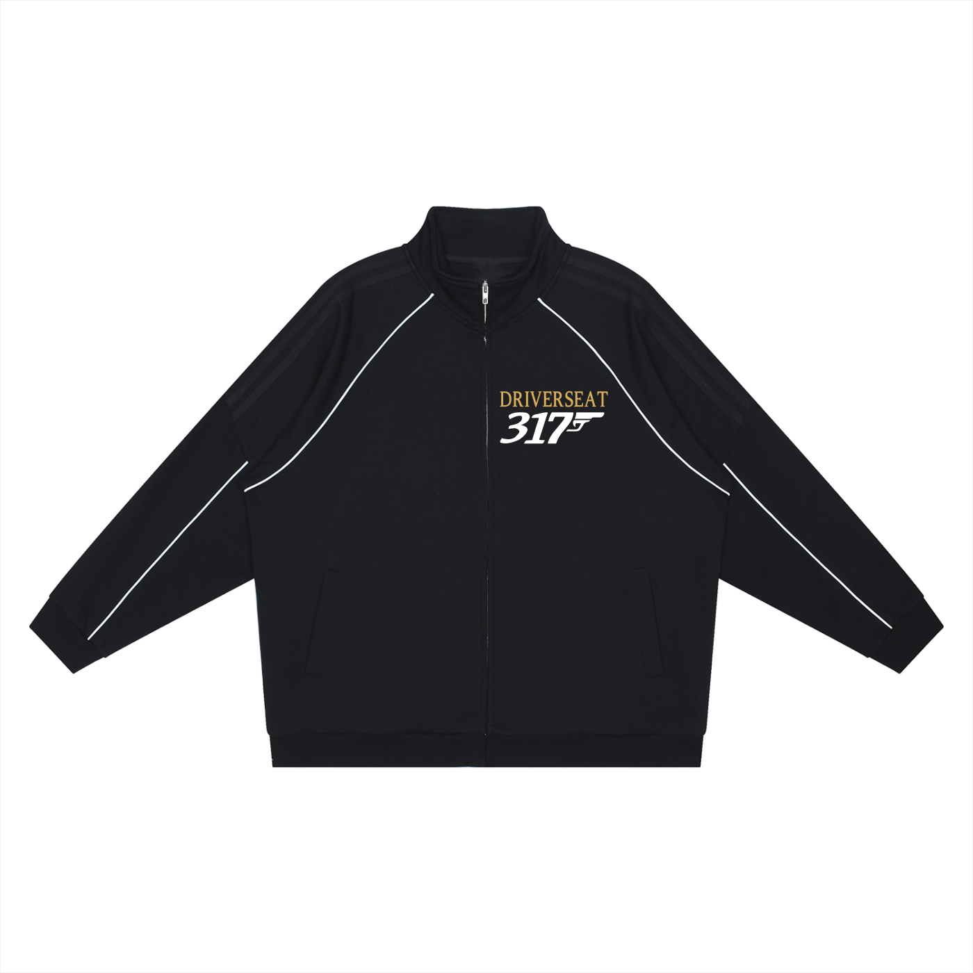 00317 Reflection Striped Sleeve  Jacket