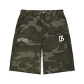 Men's Wide Leg Camo Shorts
