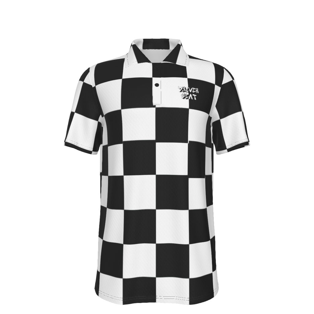 Checkered DryMotion® Polo Shirt