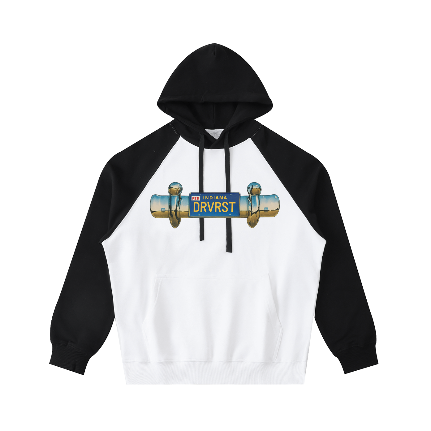 Plated Color-Block Hoodie