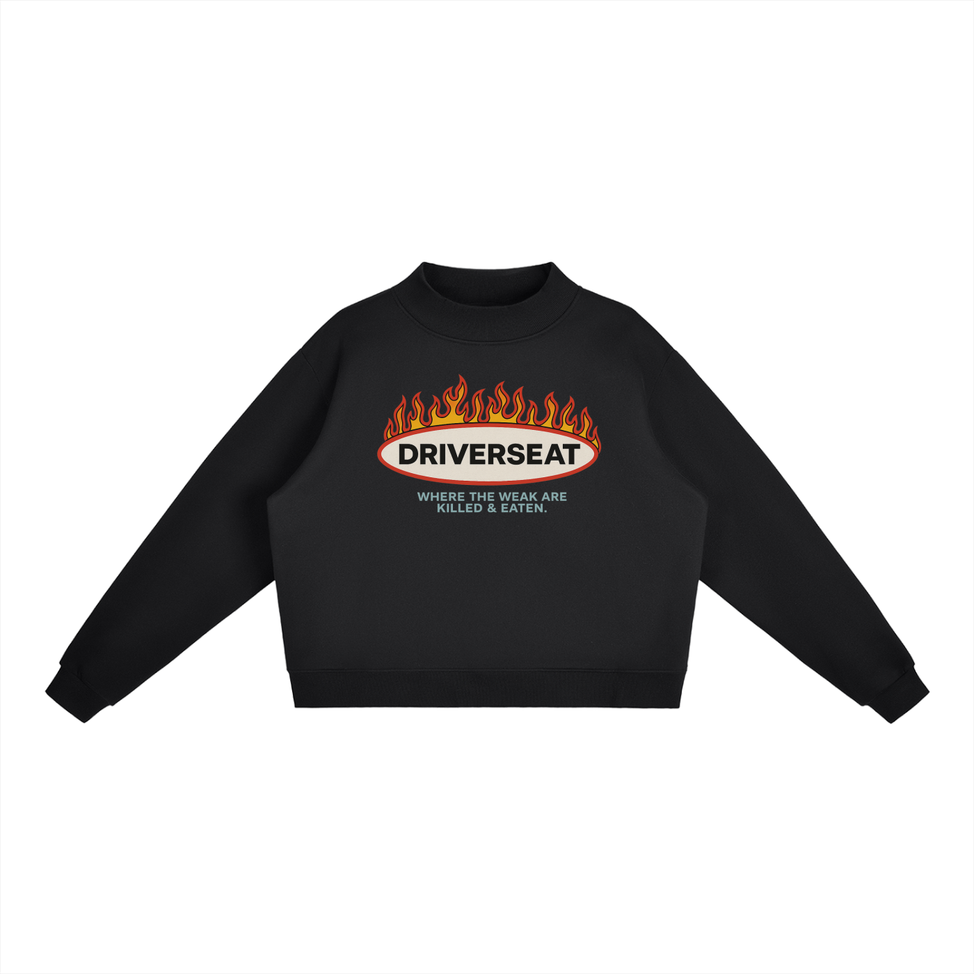 Feast or Famine Fleece Mock-Neck Sweatshirt