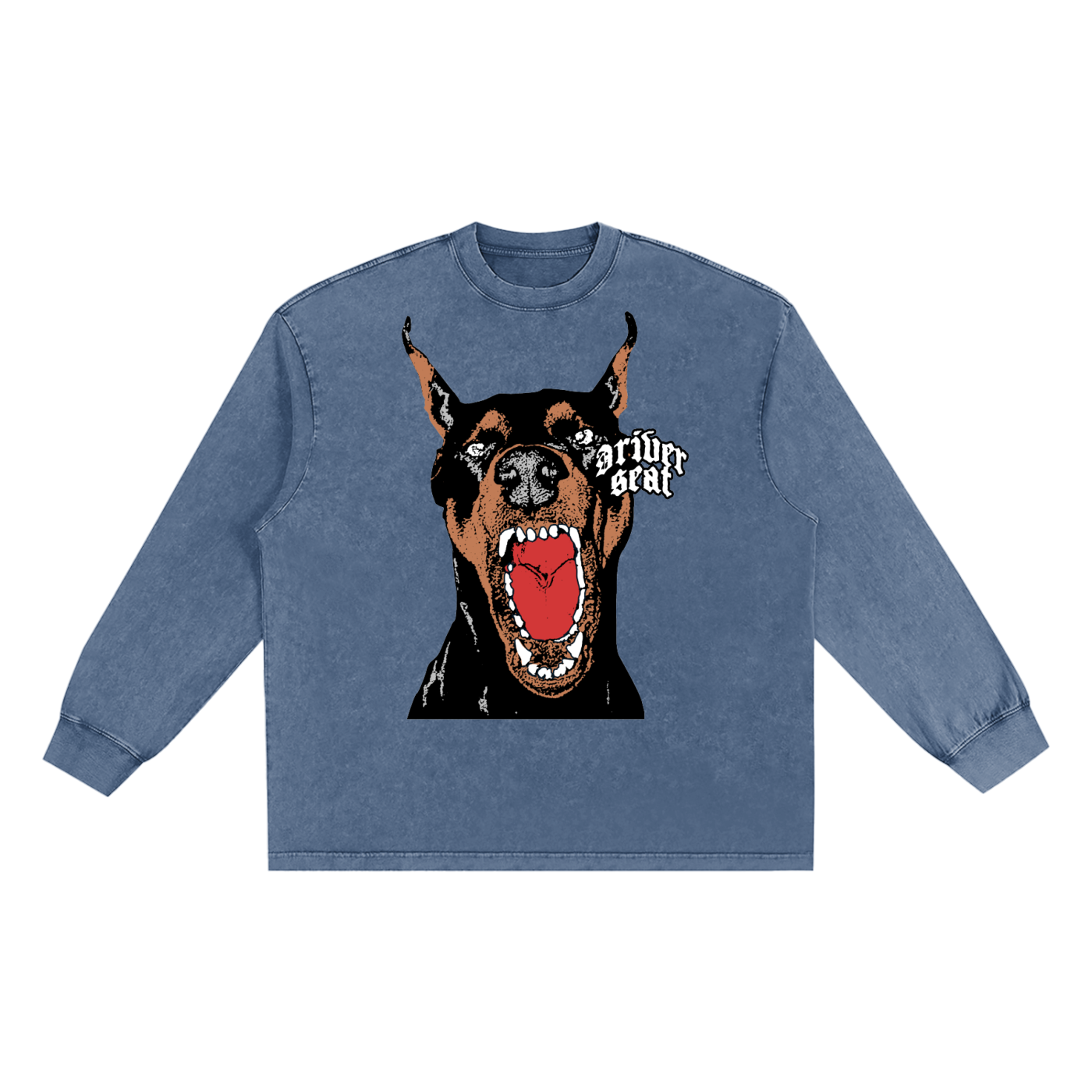 Doberman Washed Long Sleeve T-shirt