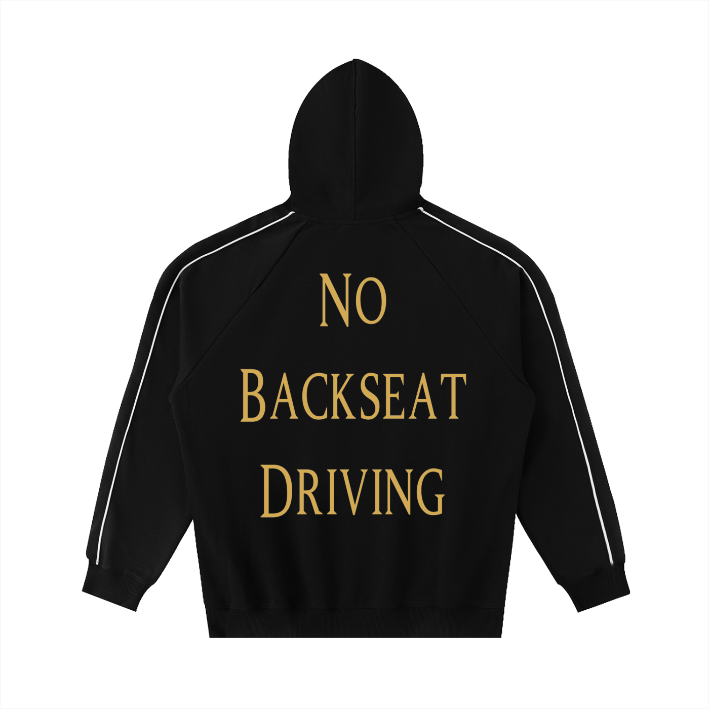 00317 Contrast Piping Hoodie