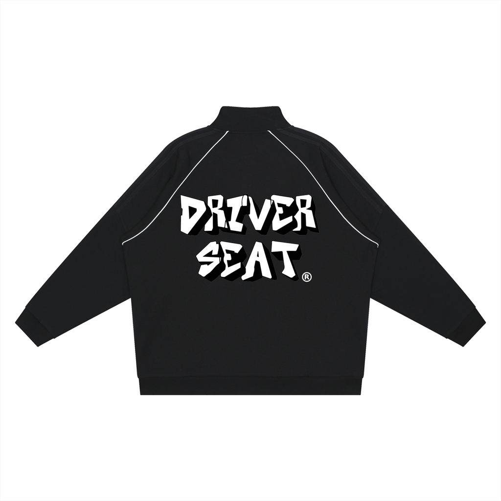 Logo Reflection Striped Sleeve  Jacket