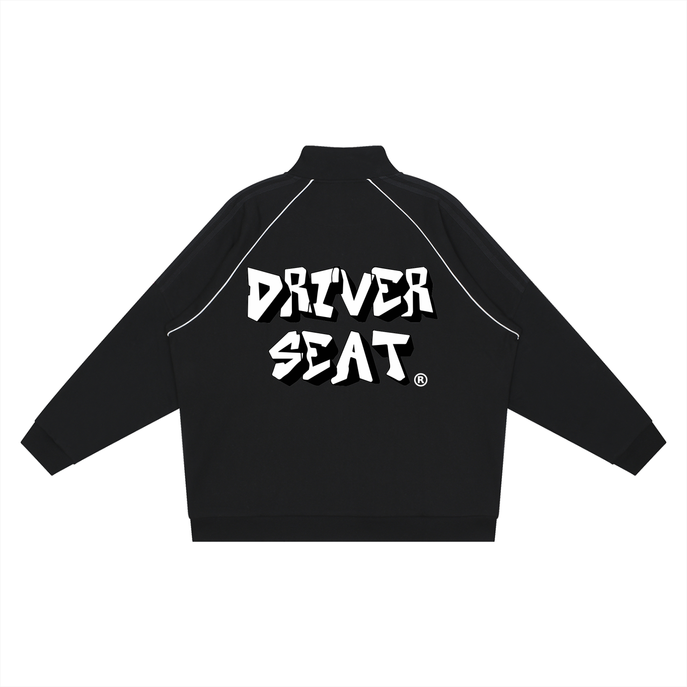 Logo Reflection Striped Sleeve  Jacket