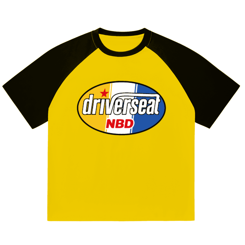 Oval Badge Color-Blocked T-shirt