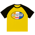 Oval Badge Color-Blocked T-shirt