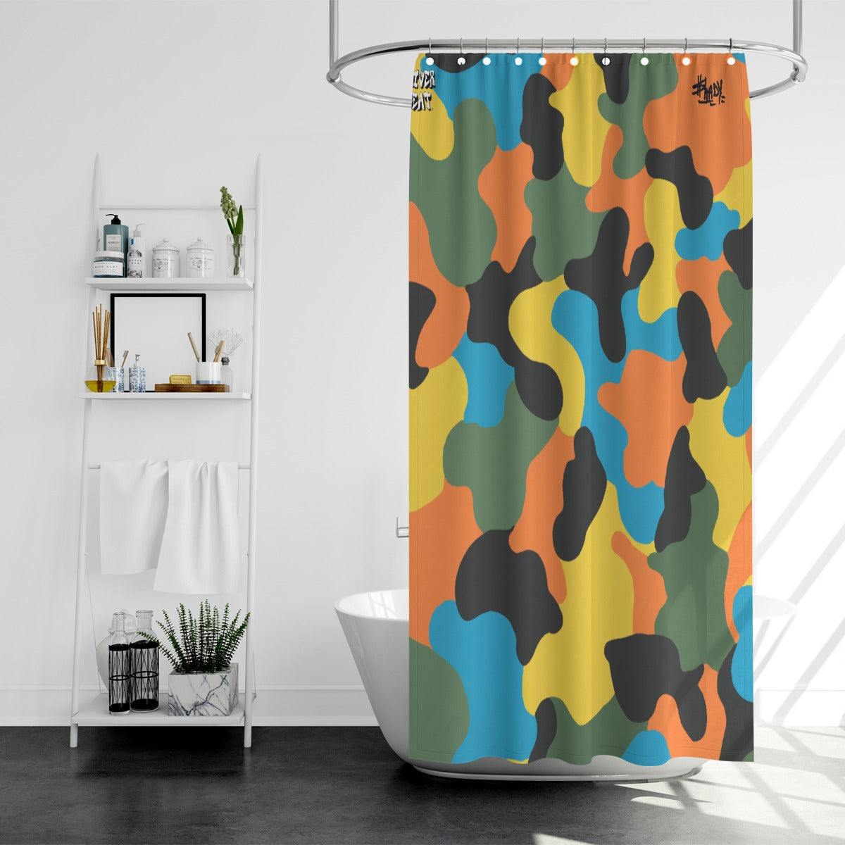 $hady Camo Shower Curtain