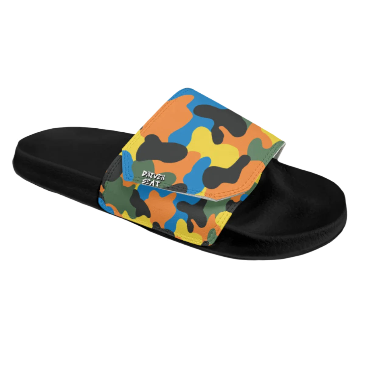 $hady Camo Velcro Slide Sandals