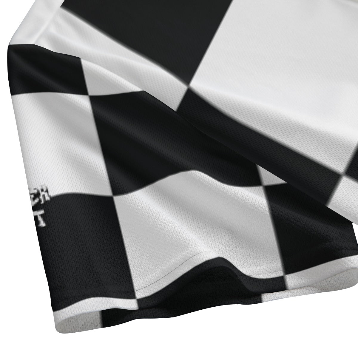 Checkered DryMotion® Polo Shirt