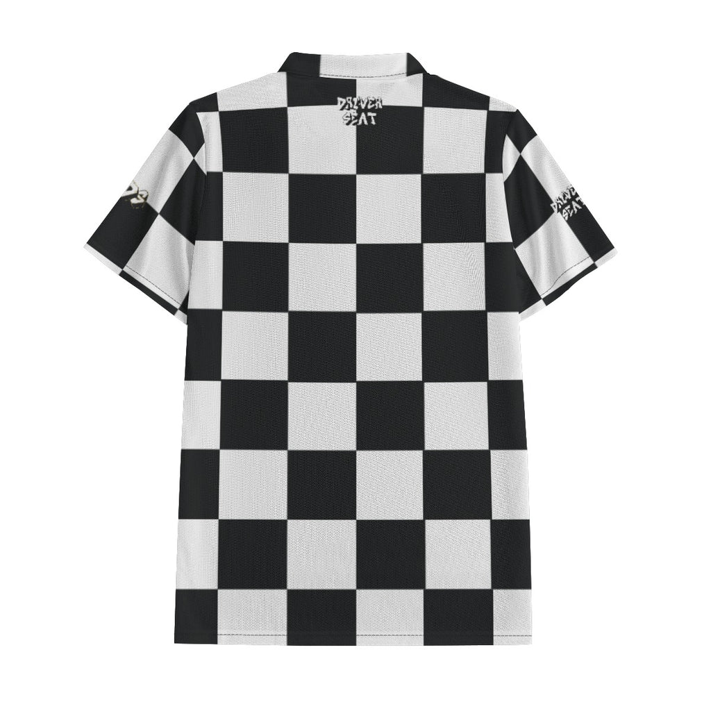 Checkered DryMotion® Polo Shirt