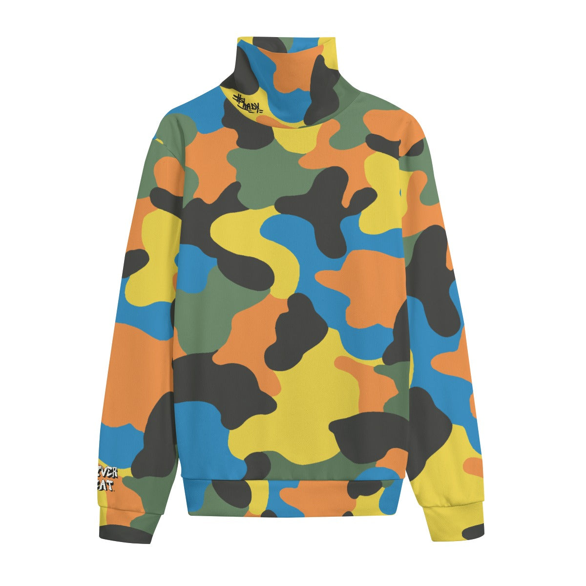 $hady Camo Turtleneck Sweater