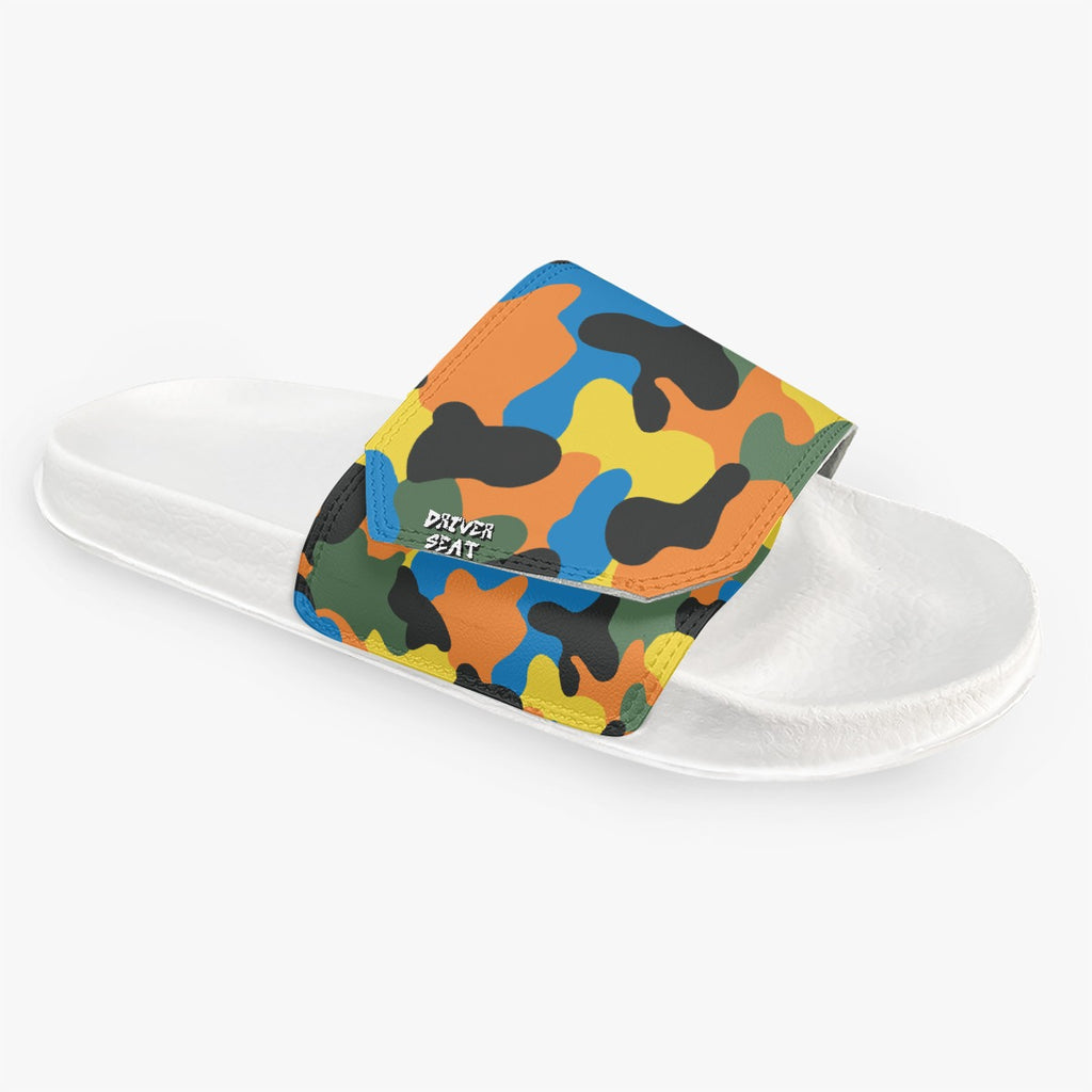 $hady Camo Velcro Slide Sandals