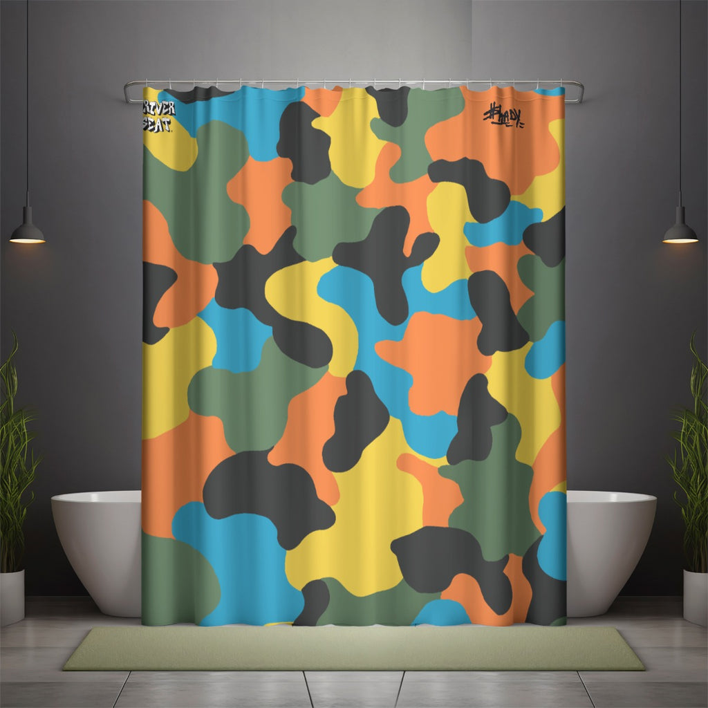 $hady Camo Shower Curtain