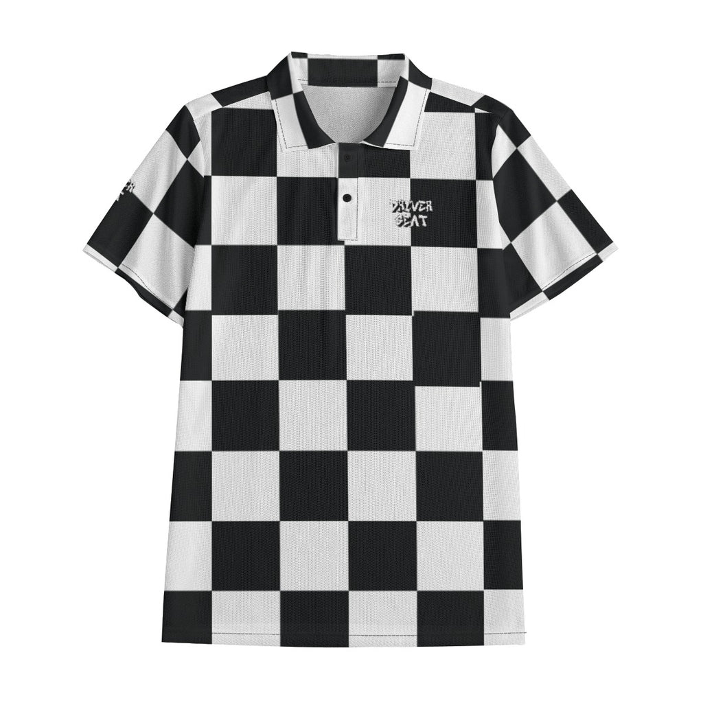 Checkered DryMotion® Polo Shirt