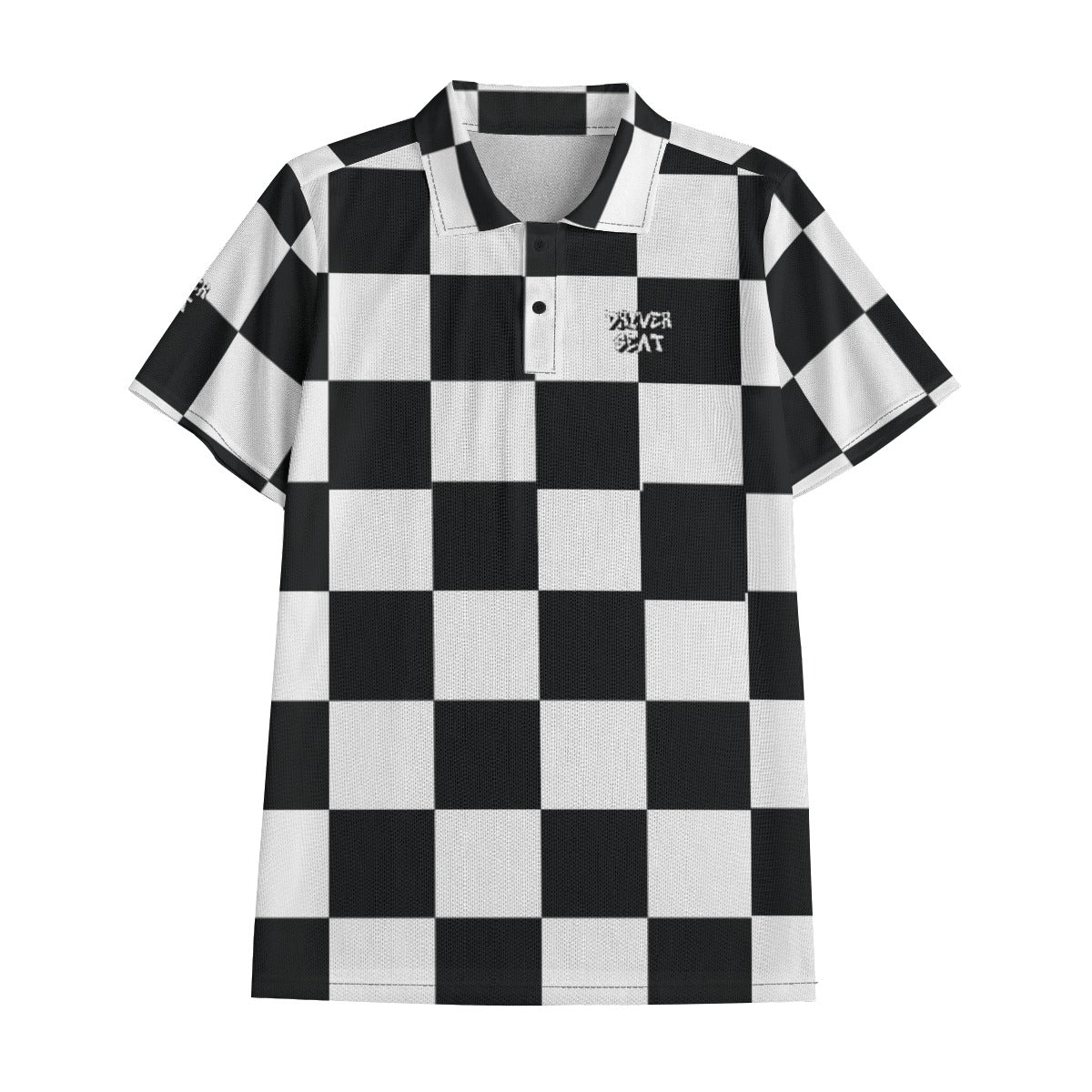 Checkered DryMotion® Polo Shirt