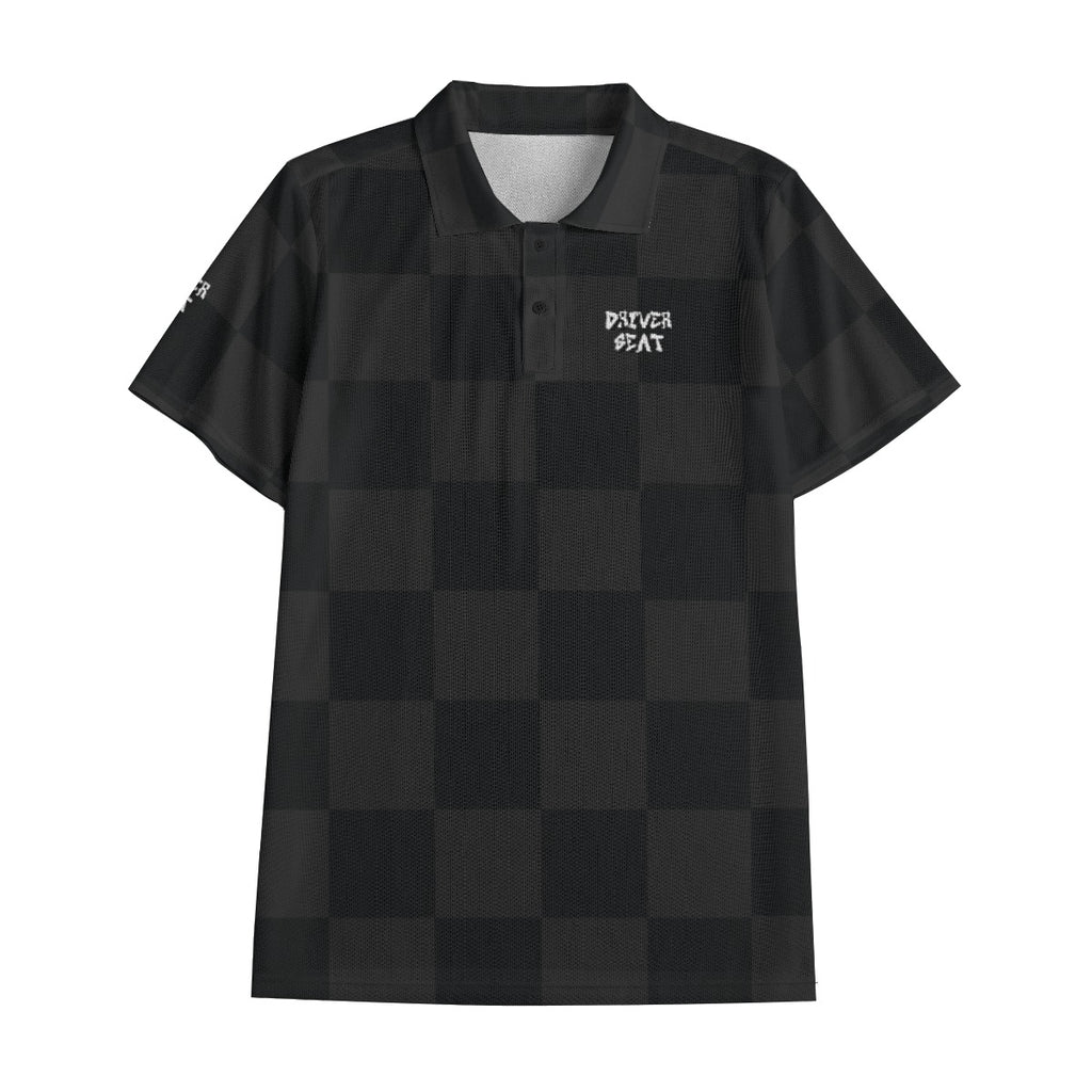 Checkered DryMotion® Polo Shirt