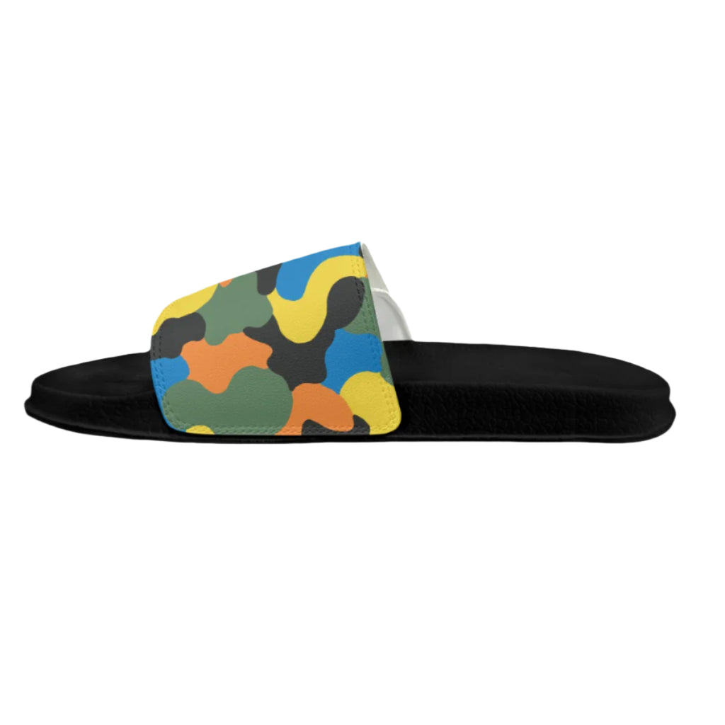 $hady Camo Velcro Slide Sandals
