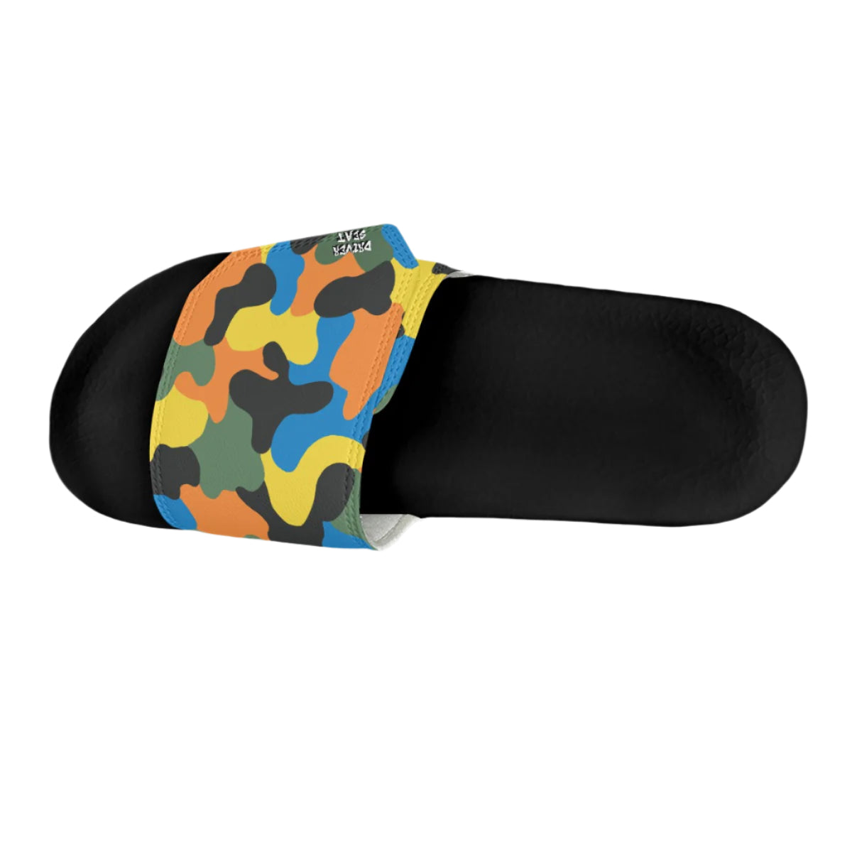 $hady Camo Velcro Slide Sandals