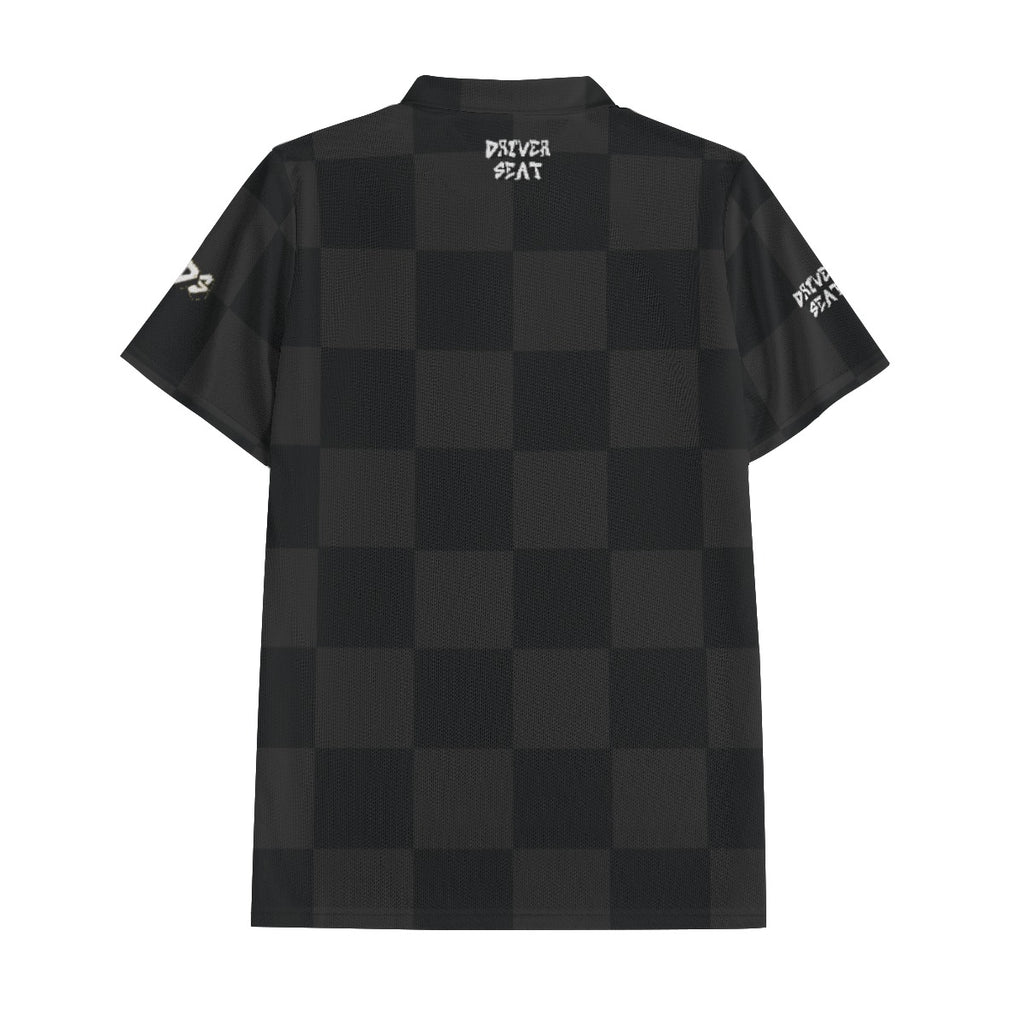 Checkered DryMotion® Polo Shirt