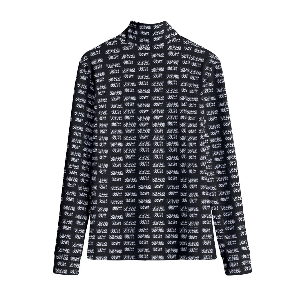 Repeater Women's Stand-up Collar T-Shirt