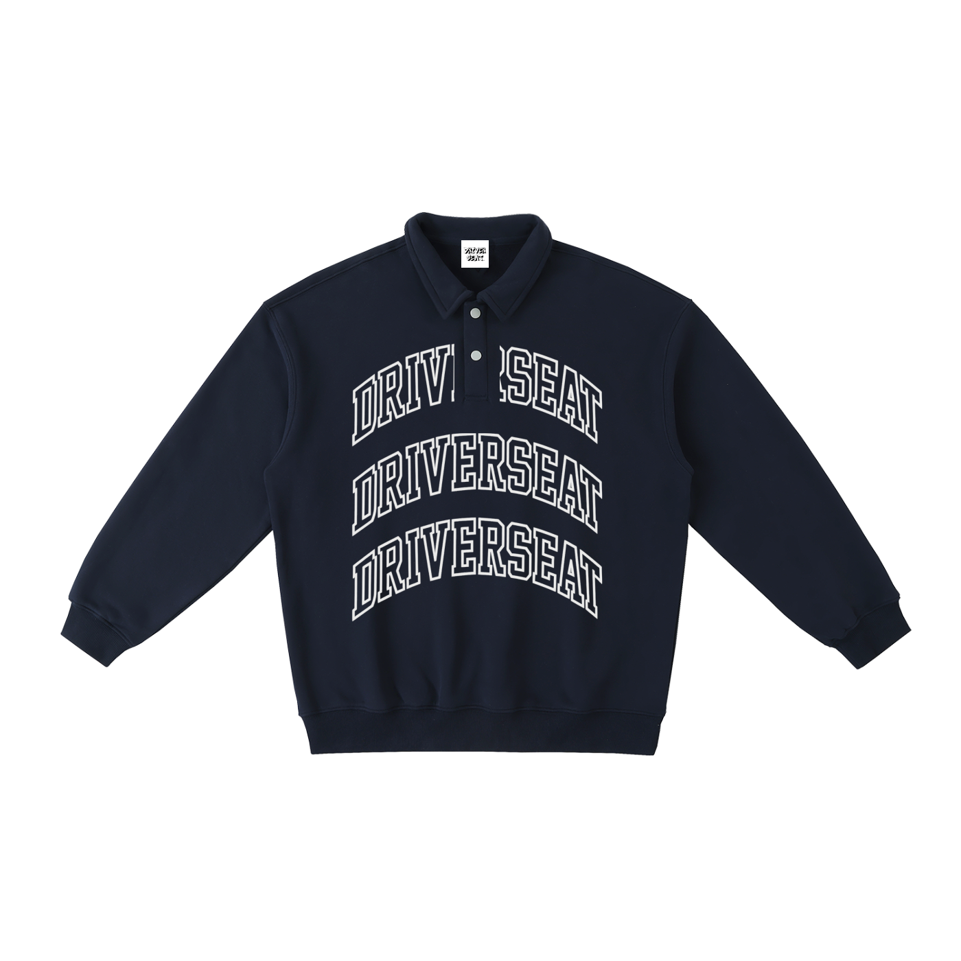 Essential Arch Polo-Collar Sweatshirt