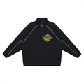 Reflection Striped Raglan Sleeve  Jacket