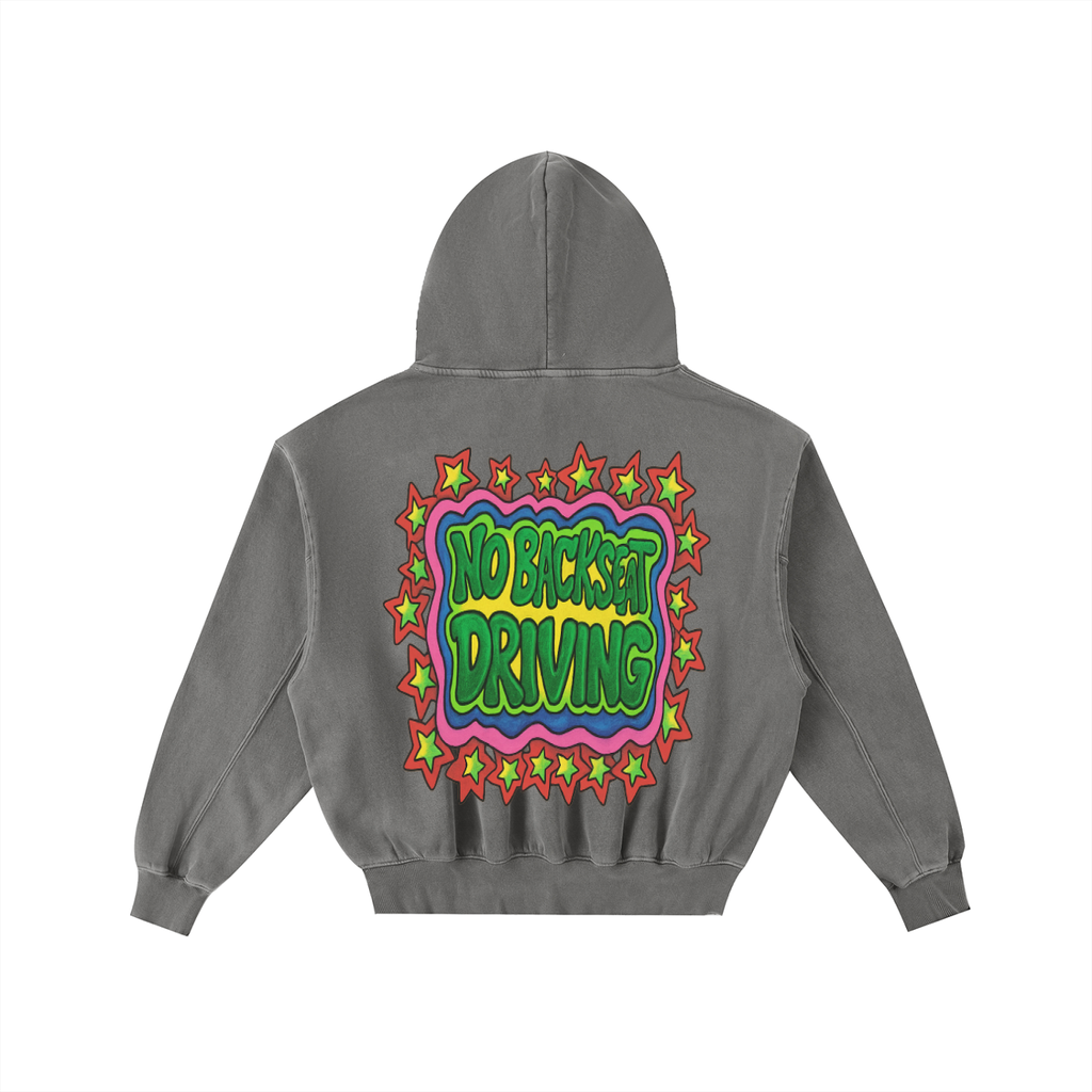 Far Out Frayed Washed Fleece Hoodie
